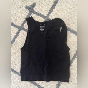 South moon under one size black crop top high neck sleeveless great condition